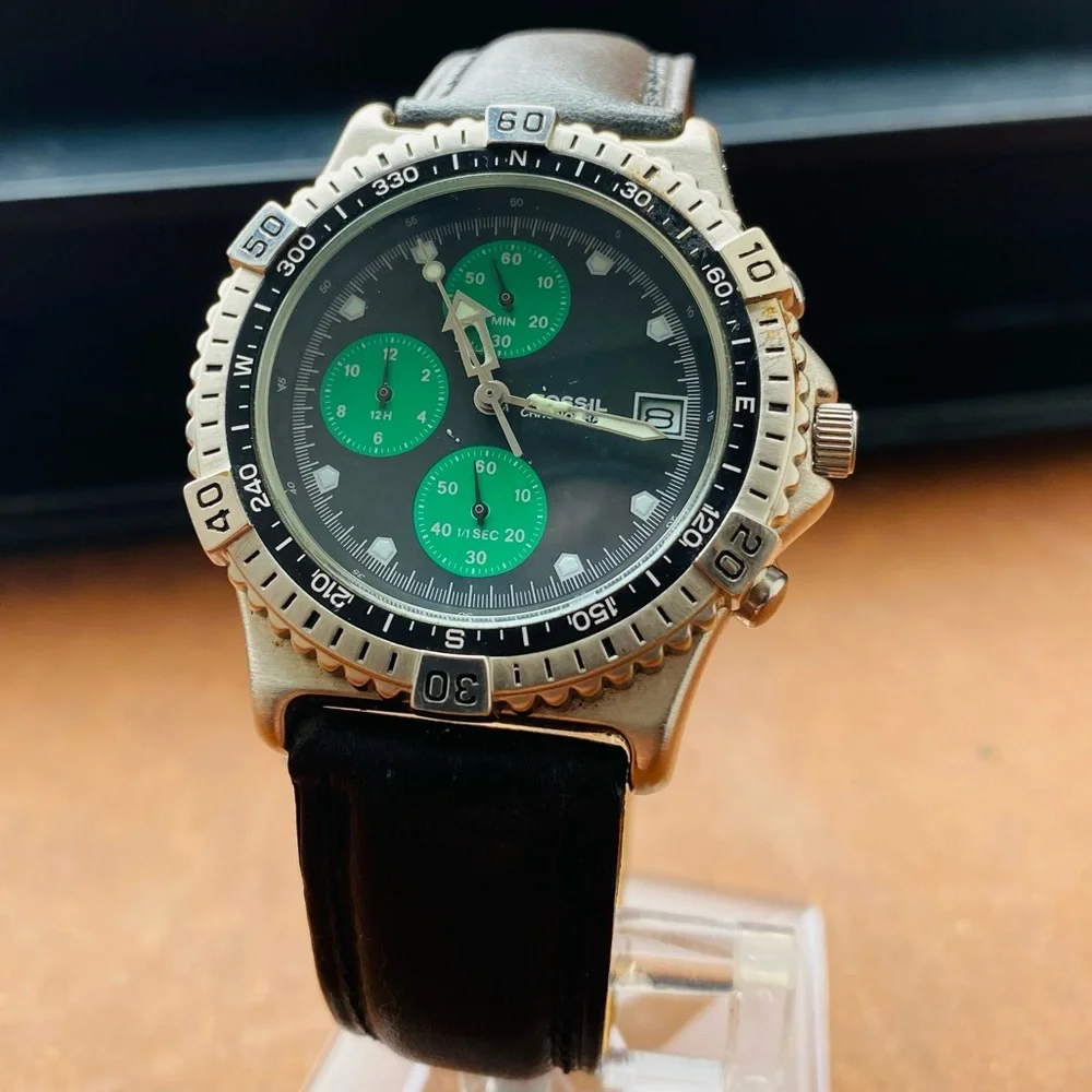 1996 FOSSIL CHRONOMASTER WATCH CH-2242